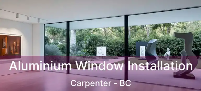  Aluminium Window Installation Carpenter - BC