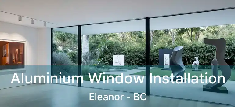  Aluminium Window Installation Eleanor - BC