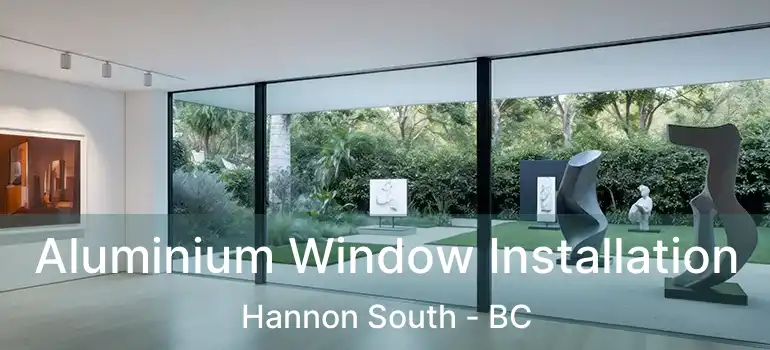  Aluminium Window Installation Hannon South - BC
