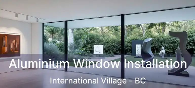  Aluminium Window Installation International Village - BC