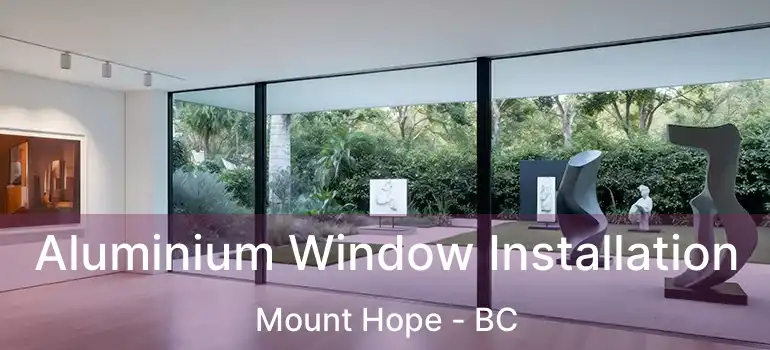  Aluminium Window Installation Mount Hope - BC