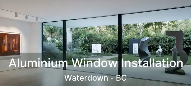  Aluminium Window Installation Waterdown - BC