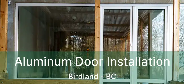  Aluminum Door Installation Birdland - BC