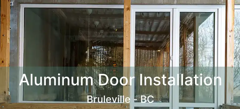  Aluminum Door Installation Bruleville - BC