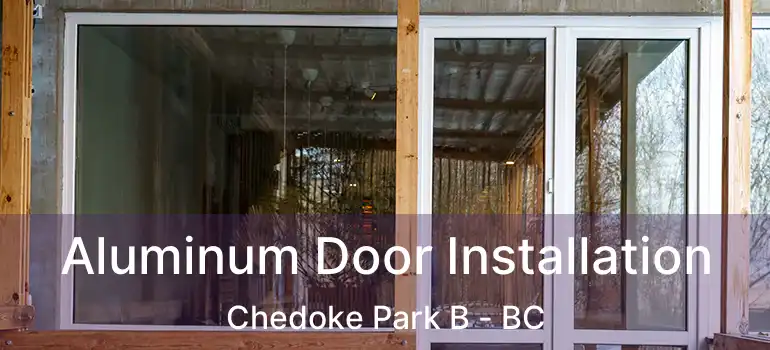  Aluminum Door Installation Chedoke Park B - BC