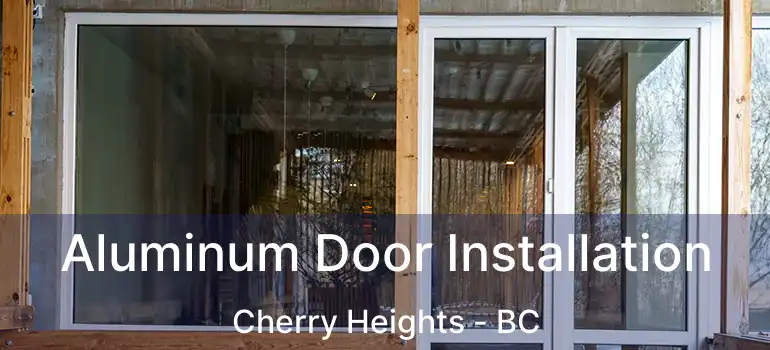  Aluminum Door Installation Cherry Heights - BC