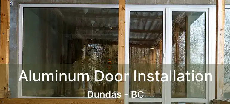  Aluminum Door Installation Dundas - BC