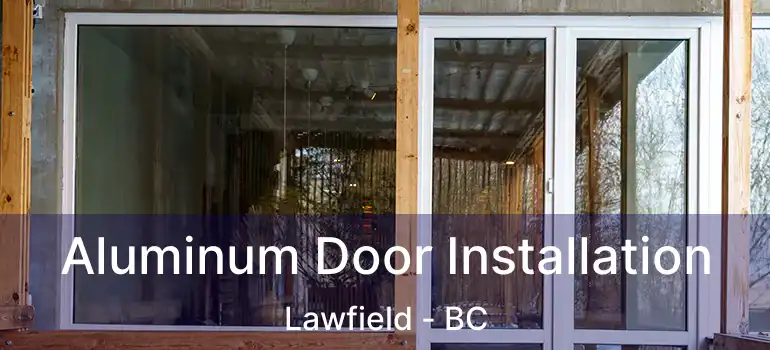  Aluminum Door Installation Lawfield - BC