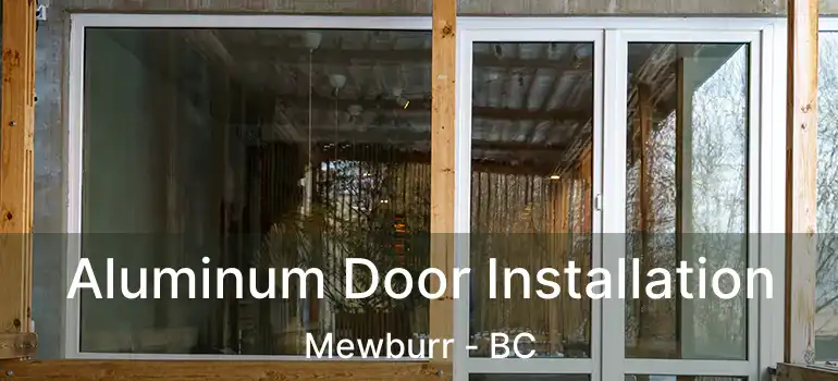  Aluminum Door Installation Mewburr - BC