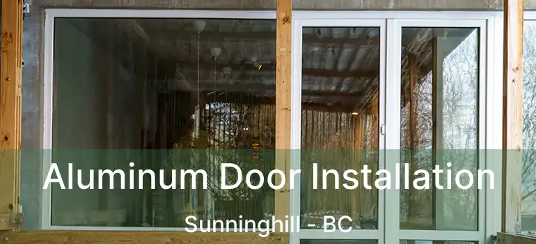  Aluminum Door Installation Sunninghill - BC