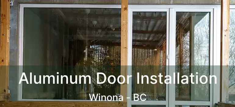  Aluminum Door Installation Winona - BC