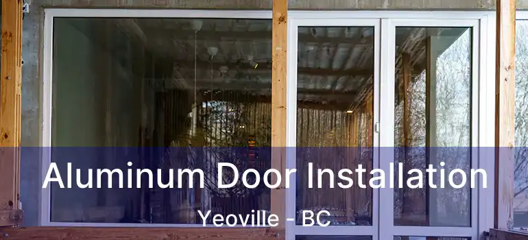  Aluminum Door Installation Yeoville - BC