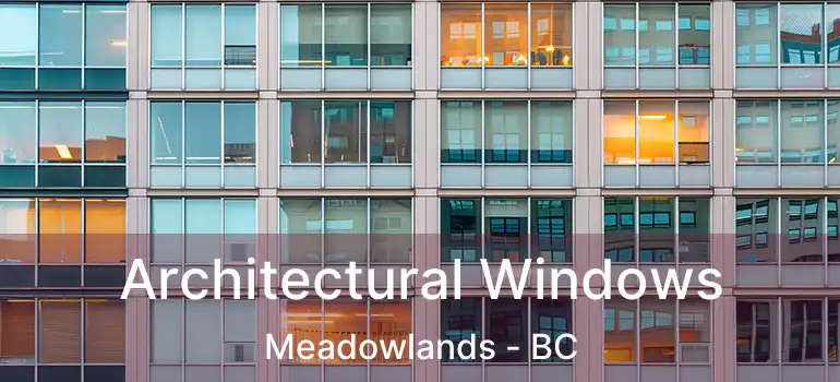  Architectural Windows Meadowlands - BC
