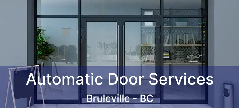  Automatic Door Services Bruleville - BC