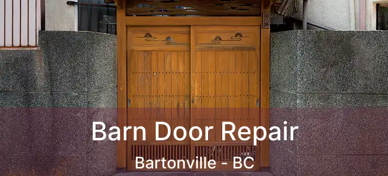  Barn Door Repair Bartonville - BC
