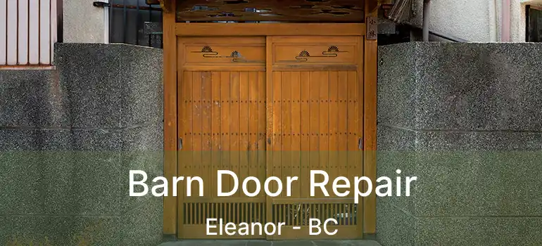  Barn Door Repair Eleanor - BC