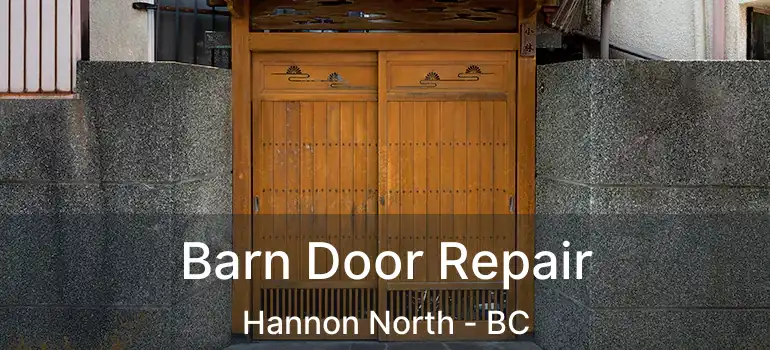  Barn Door Repair Hannon North - BC