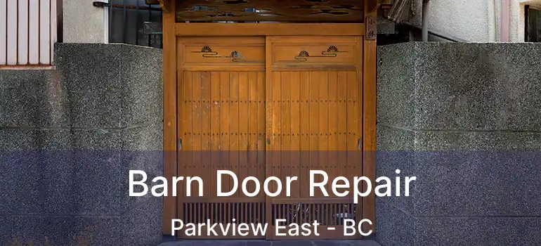  Barn Door Repair Parkview East - BC