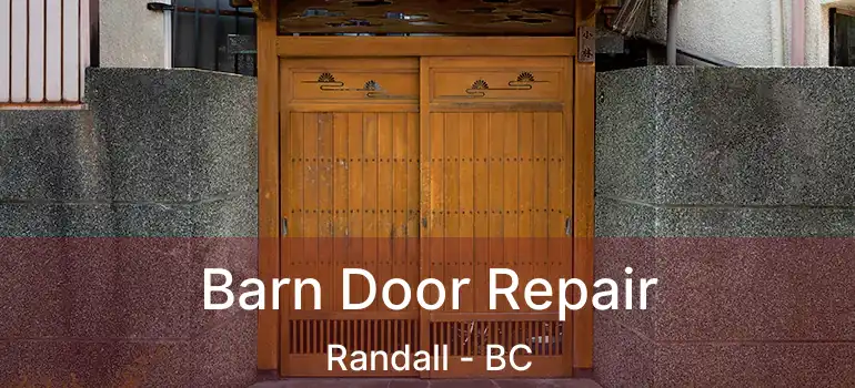  Barn Door Repair Randall - BC