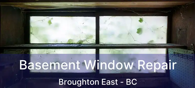  Basement Window Repair Broughton East - BC