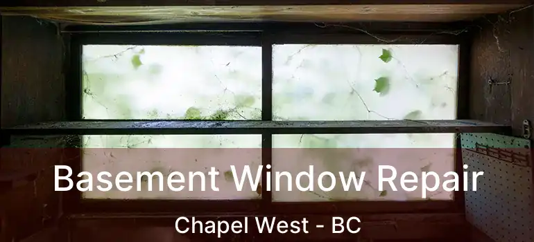  Basement Window Repair Chapel West - BC