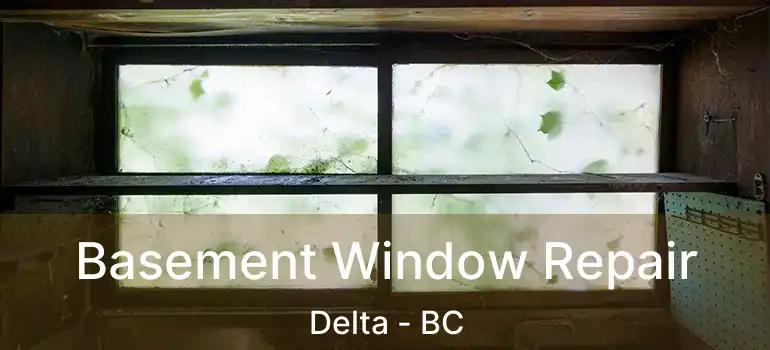  Basement Window Repair Delta - BC
