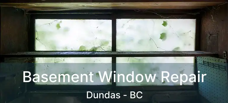  Basement Window Repair Dundas - BC
