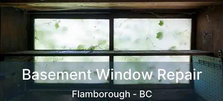  Basement Window Repair Flamborough - BC