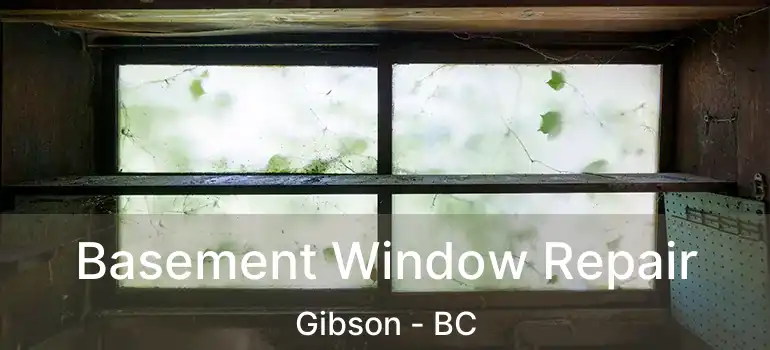  Basement Window Repair Gibson - BC