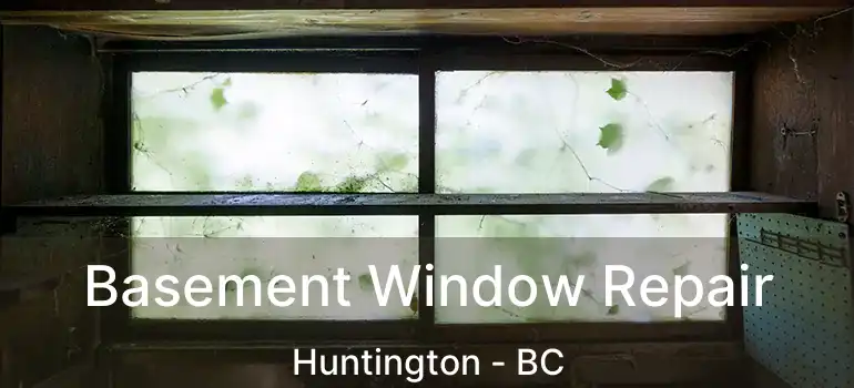  Basement Window Repair Huntington - BC