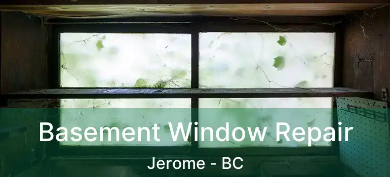 Basement Window Repair Jerome - BC
