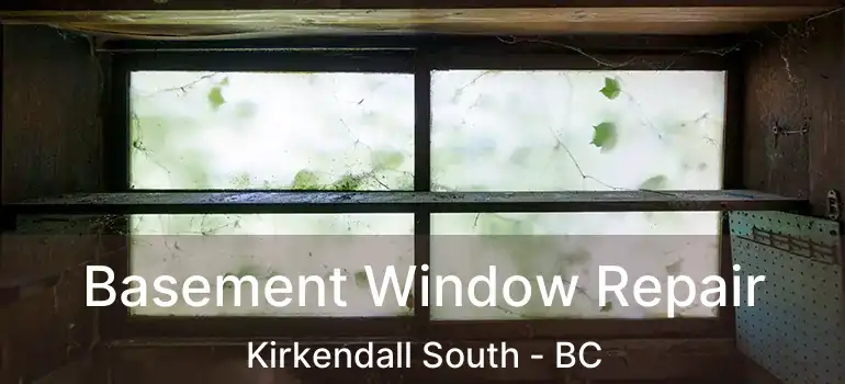  Basement Window Repair Kirkendall South - BC