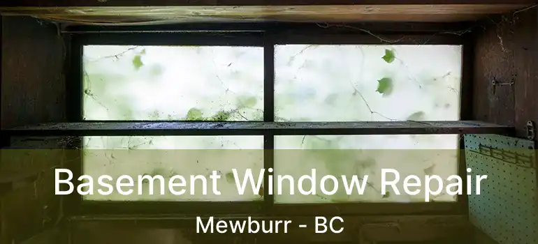  Basement Window Repair Mewburr - BC
