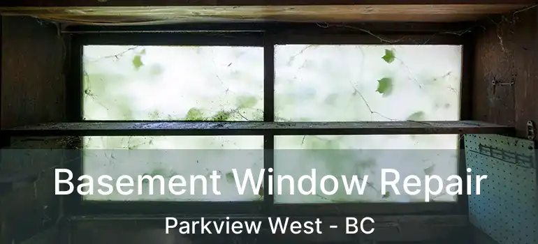  Basement Window Repair Parkview West - BC