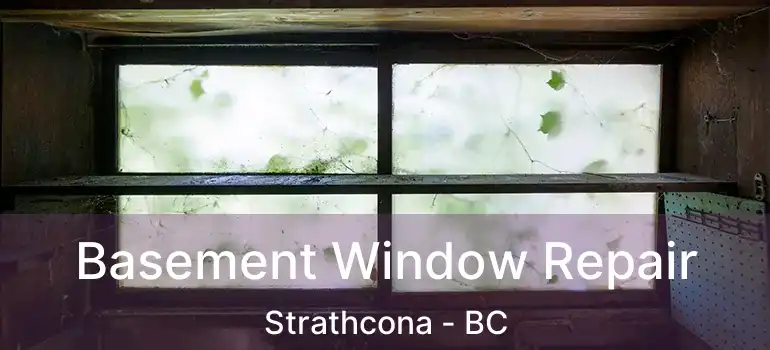  Basement Window Repair Strathcona - BC
