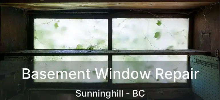  Basement Window Repair Sunninghill - BC