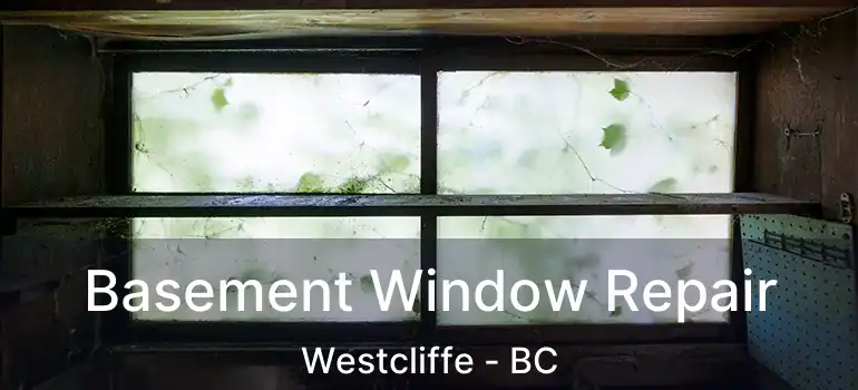  Basement Window Repair Westcliffe - BC