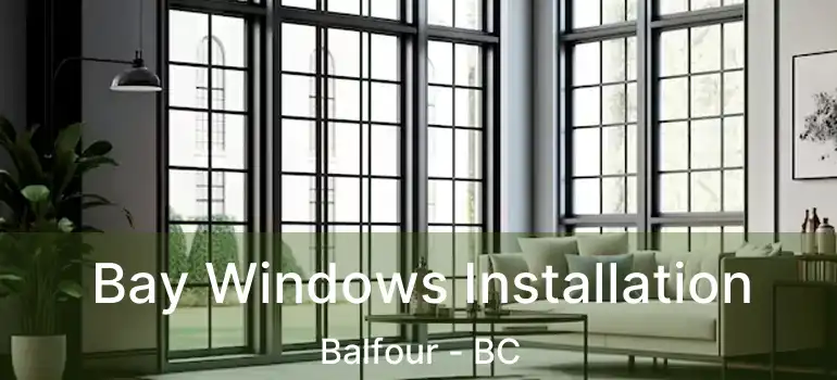  Bay Windows Installation Balfour - BC