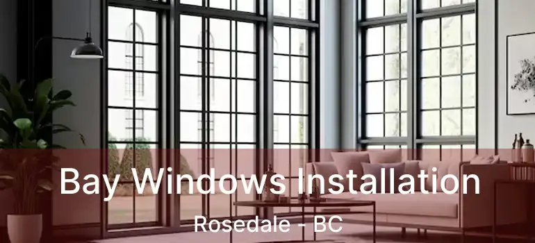  Bay Windows Installation Rosedale - BC
