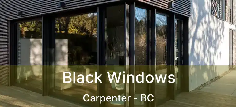  Black Windows Carpenter - BC