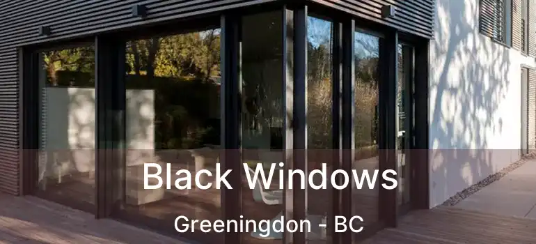  Black Windows Greeningdon - BC
