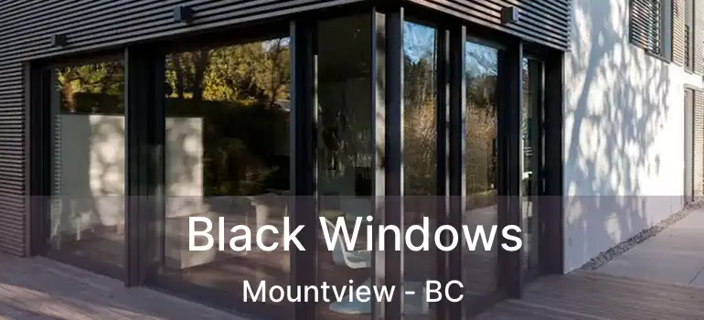  Black Windows Mountview - BC