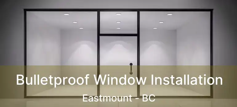  Bulletproof Window Installation Eastmount - BC