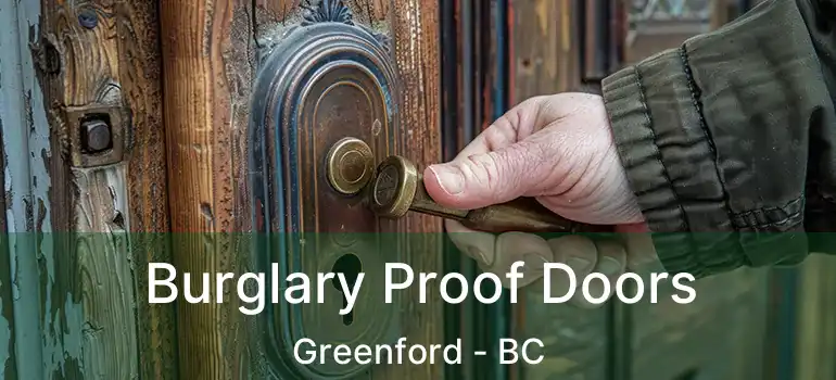  Burglary Proof Doors Greenford - BC