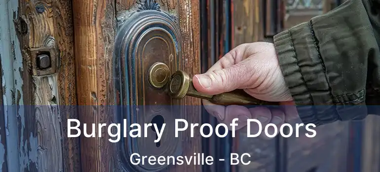  Burglary Proof Doors Greensville - BC