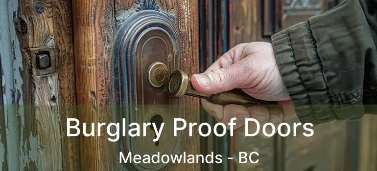  Burglary Proof Doors Meadowlands - BC
