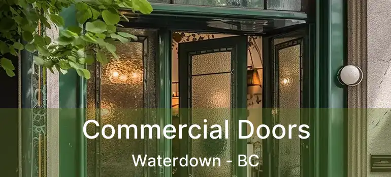  Commercial Doors Waterdown - BC
