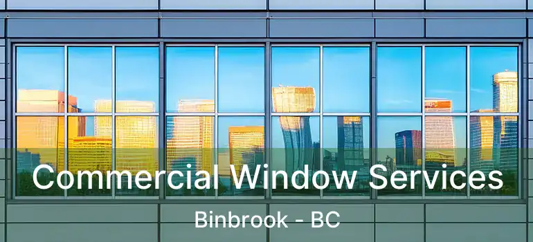  Commercial Window Services Binbrook - BC