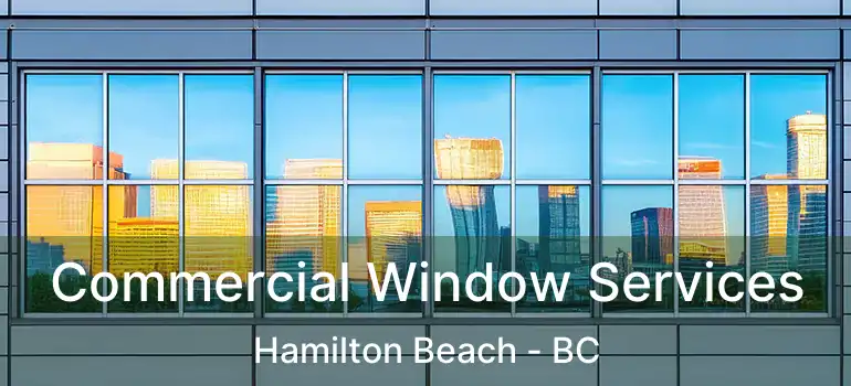 Commercial Window Services Hamilton Beach - BC