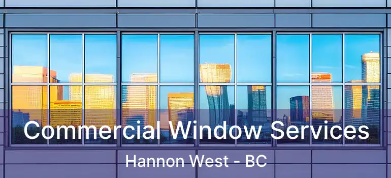  Commercial Window Services Hannon West - BC